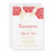 Modern Red Gold Roses Quinceanera Invitations