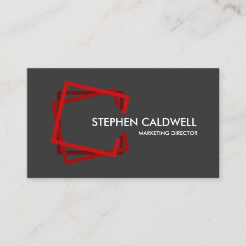 Modern Red Professional Business Cards
