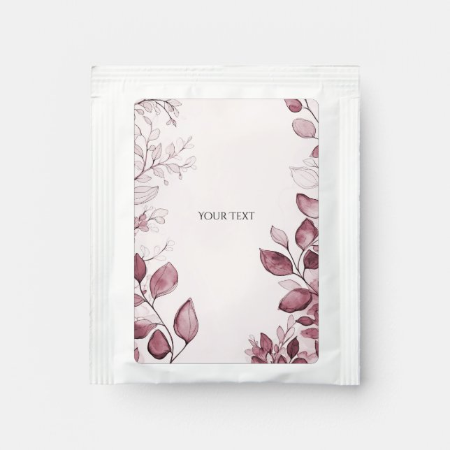 Modern Red Leaves Tea Bag Drink Mix (Front)