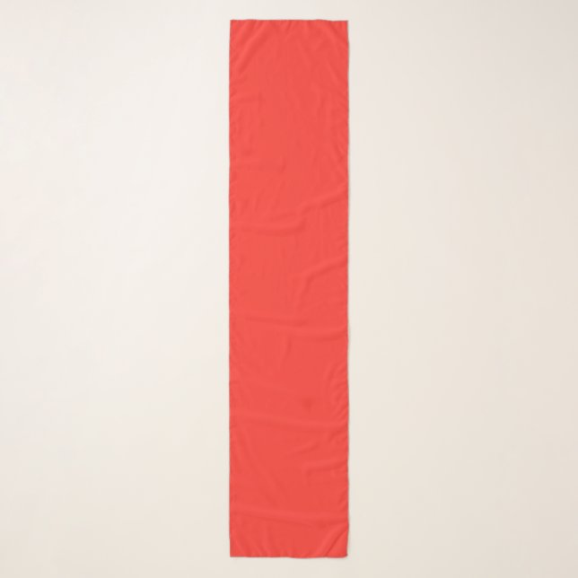 Modern Red Monochrome Scarf (Front)