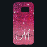 Modern Red & Pink Glitter Sparkles Name Samsung Galaxy S7 Case<br><div class="desc">Introducing our sensational product: Modern Red & Pink Glitter Sparkles! Add a touch of glamour and pizzazz to your life with these mesmerizing glitter sparkles, designed to captivate and dazzle all who lay eyes on them. Whether you're looking to adorn your personal belongings, create stunning crafts, or add a touch...</div>