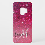 Modern Red & Pink Glitter Sparkles Name Case-Mate Samsung Galaxy S9 Case<br><div class="desc">Introducing our sensational product: Modern Red & Pink Glitter Sparkles! Add a touch of glamour and pizzazz to your life with these mesmerizing glitter sparkles, designed to captivate and dazzle all who lay eyes on them. Whether you're looking to adorn your personal belongings, create stunning crafts, or add a touch...</div>