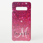 Modern Red & Pink Glitter Sparkles Name Samsung Galaxy S10  Case<br><div class="desc">Introducing our sensational product: Modern Red & Pink Glitter Sparkles! Add a touch of glamour and pizzazz to your life with these mesmerizing glitter sparkles, designed to captivate and dazzle all who lay eyes on them. Whether you're looking to adorn your personal belongings, create stunning crafts, or add a touch...</div>