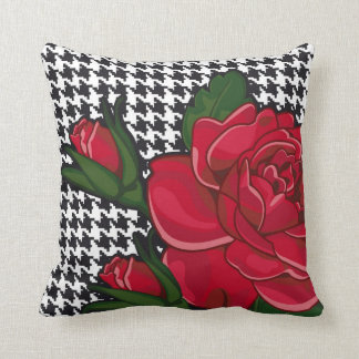 Modern Red Rose Pillow Style 2
