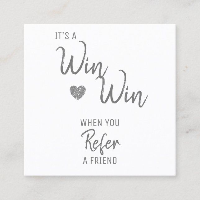 Modern   Refer a Friend Referral Card (Front)