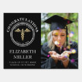 Modern Registered Nurse RN Medical Graduate Photo Sign | Zazzle