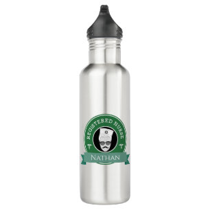 Modern Registered Nurse RN Personalized Badge Logo Stainless Steel Water Bottle