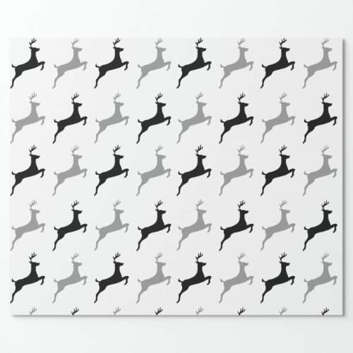 Modern Reindeer Wrapping Paper