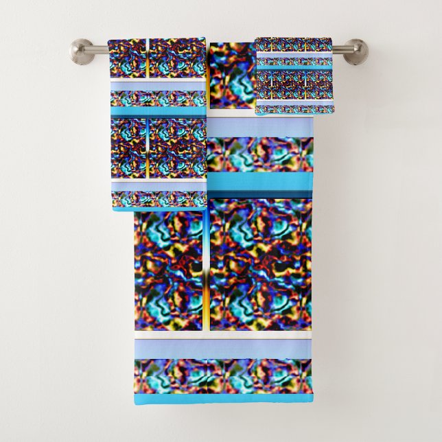 Modern Renaissance Geometric Art  Bath Towel Set (Creator Uploaded)