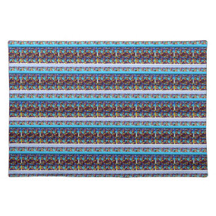 Modern Renaissance Geometric Art Cloth Placemat