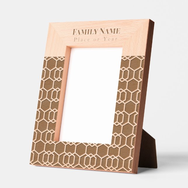 Modern Repeat Pattern  Engraved Frames (Left)