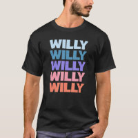Modern Repeated Text Willy