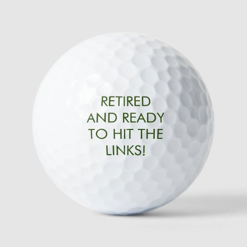 MODERN RETIREMENT GOLF FATHER'S DAY GOLF DAD