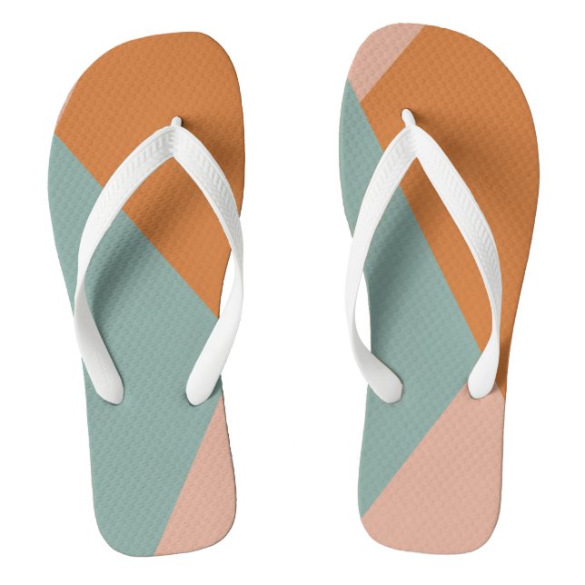 Modern Retro 70's Flip Flops (Footbed)