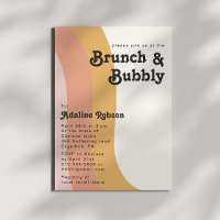 Modern Retro 70's Rainbow Brunch and Bubbly