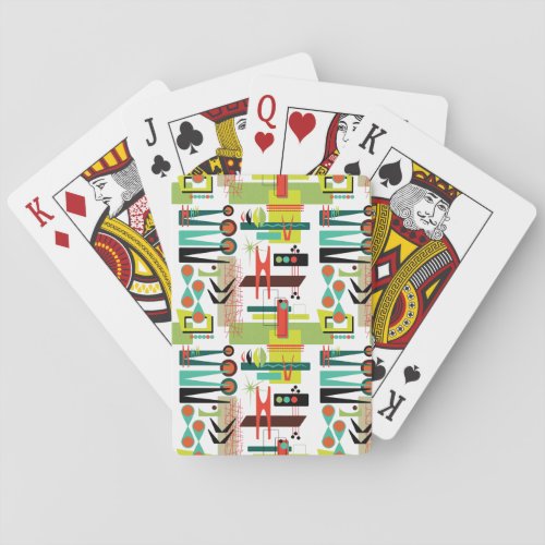 Modern Retro Bicycle Playing Cards