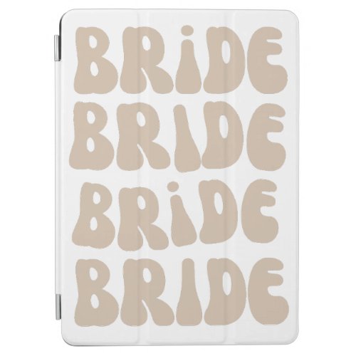 Modern Retro Bride Bachelorette Party Vintage iPad Air Cover
