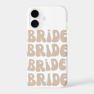 Modern Retro Bride Bachelorette Party Vintage iPhone 17 Case