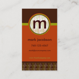Modern-Retro Business Card