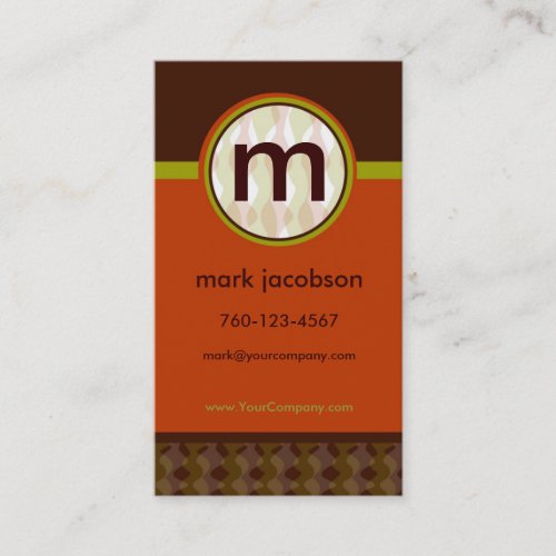 Modern-Retro Business Card