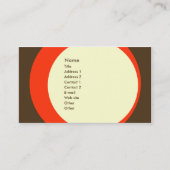 Modern Retro Business/Networking Profile Card (Front)