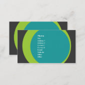 Modern Retro Business/Networking Profile Card (Front/Back)