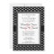 Modern Retro Chic Black and White Polka Dot
