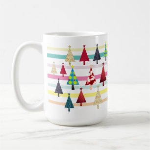 Modern Retro Christmas Coffee Mug