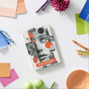 Modern Retro Collage Portrait iPad Smart Cover