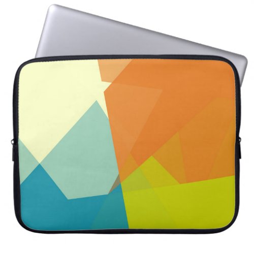 Modern Retro Colors Geometric 11 Laptop Sleeve