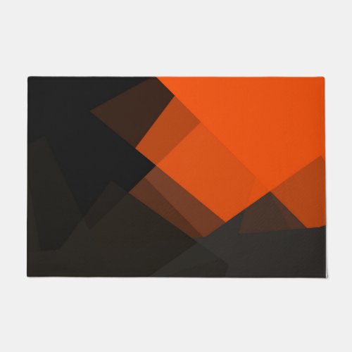 Modern Retro Colors Geometric 13 Doormat