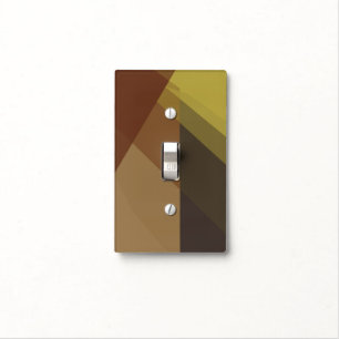 Modern Retro Colors Geometric #15 Light Switch Cover