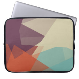 Modern Retro Colors Geometric #17 Laptop Sleeve
