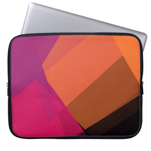 Modern Retro Colors Geometric 19 Laptop Sleeve