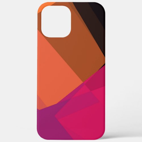 Modern Retro Colors Geometric 22 iPhone 12 Pro Max Case
