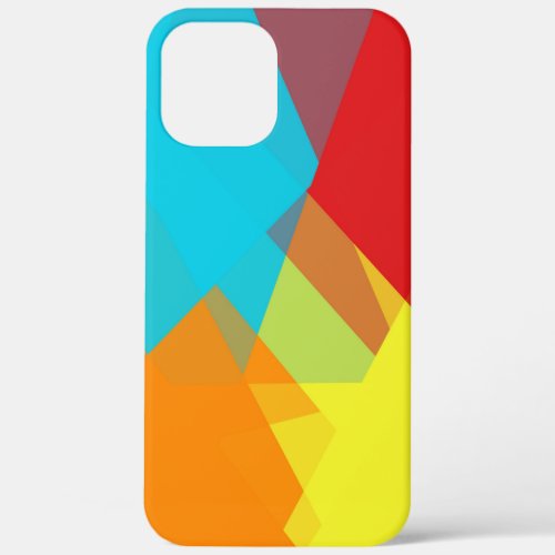 Modern Retro Colors Geometric 27 iPhone 12 Pro Max Case