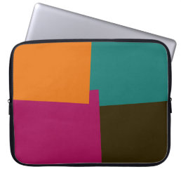 Modern Retro Colors Geometric #33 Laptop Sleeve