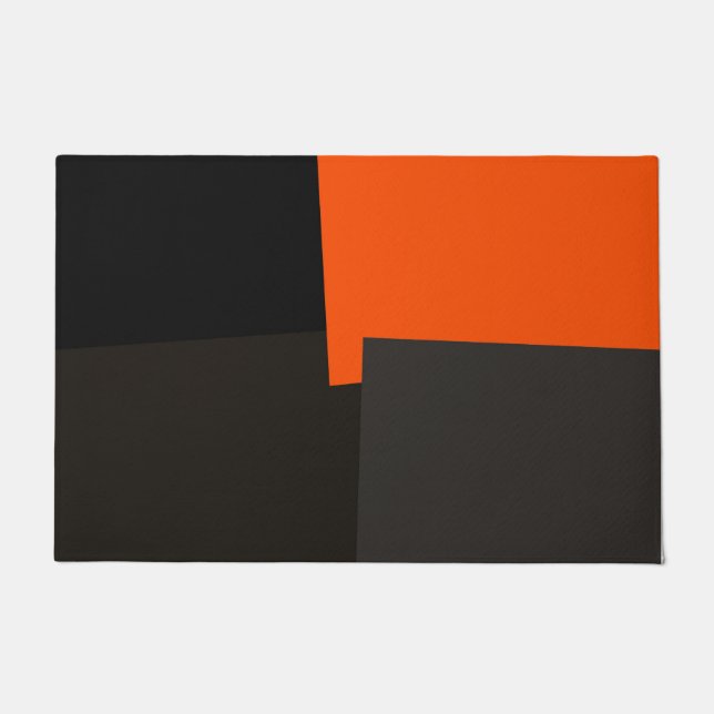 Modern Retro Colors Geometric #38 Doormat (Front)