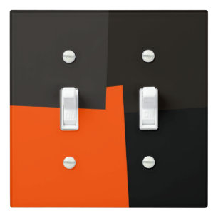 Modern Retro Colors Geometric #3 Light Switch Cover
