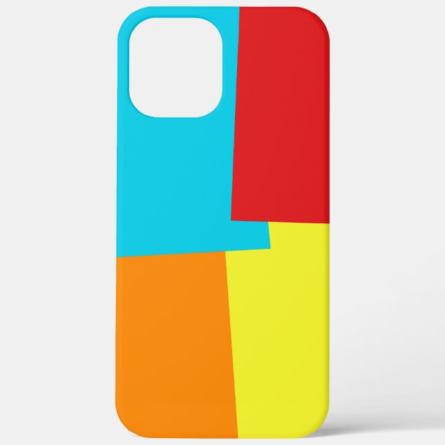 Modern Retro Colors Geometric #4 Case-Mate iPhone Case (Back)