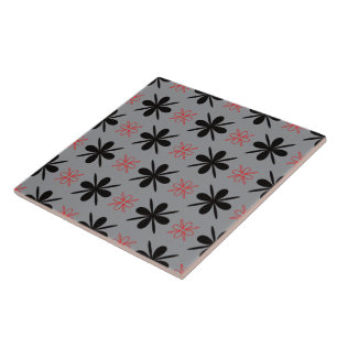 Modern Retro Floral Decorative Ceramic Tile
