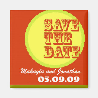 Modern-Retro Fonts & Colors Magnet