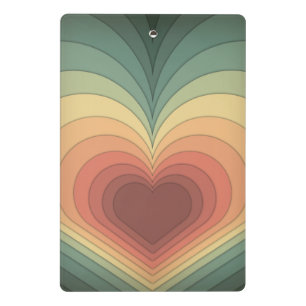 Modern Retro Funky Romantic Cute Mini Clipboard