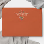 Modern Retro Groovy Return Address Envelopes<br><div class="desc">If you're looking to add a touch of retro to your baby shower theme,  you've come to the right place. This collection is a modern take on your retro groovy baby shower,  featuring eclectically colored floral arrangements and a beautiful interior pattern. Incorporate your theme into your mailing accessories!</div>