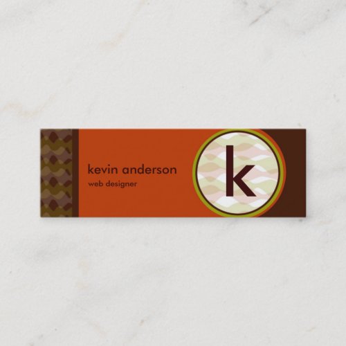 Modern Retro MiniCard Business Cards
