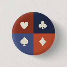 Modern Retro Playing Card Suit Poker & Bridge gift