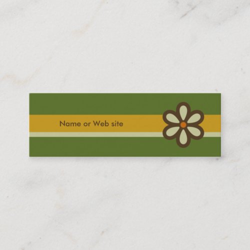 Modern Retro Profile Card - Social Networking Card Business Card