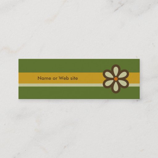 Customizable Modern Retro Profile Card - Social Networking Card Business Card