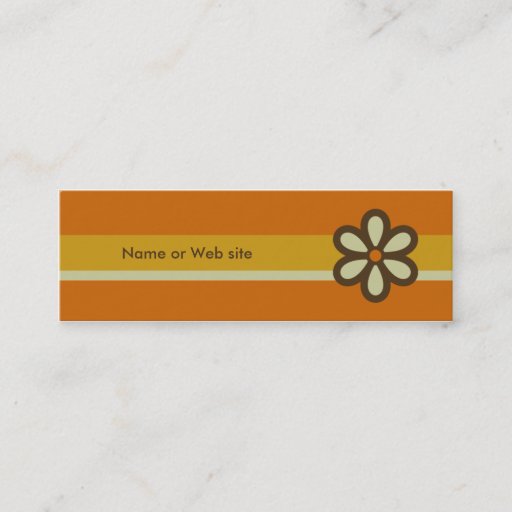 Customizable Modern Retro Profile Card - Social Networking Card Business Card Template