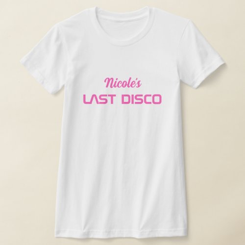 Modern Retro Space Bachelorette T_Shirt
